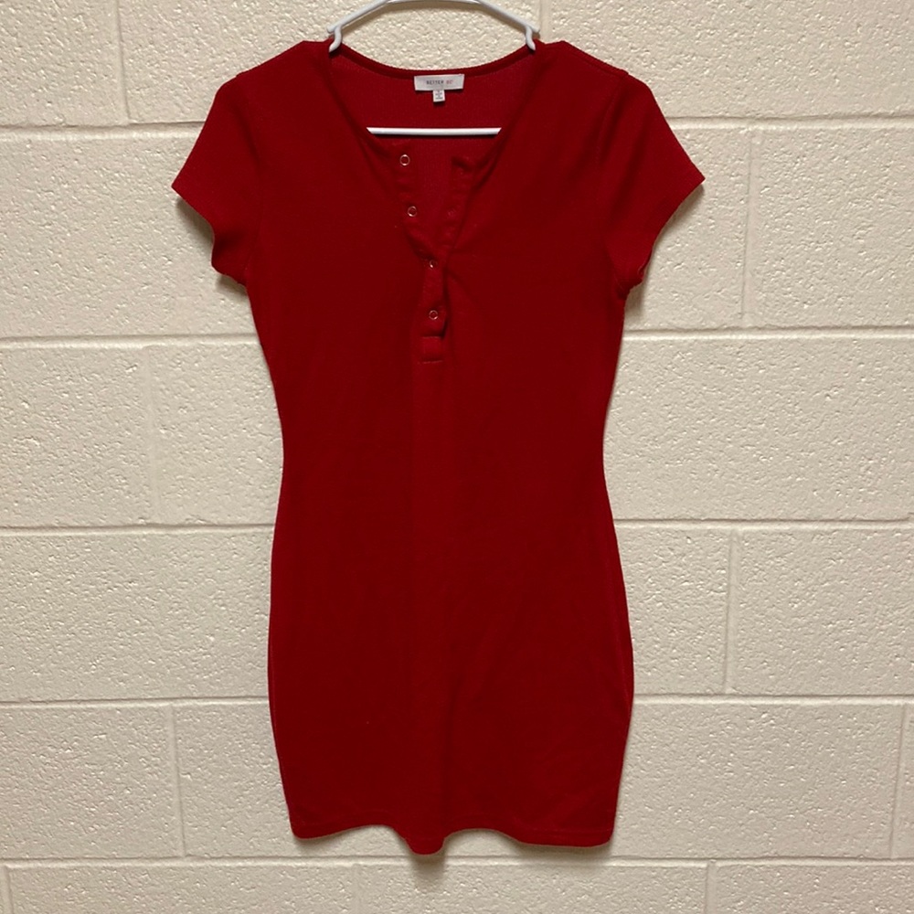 Red Better Be Dress Size M